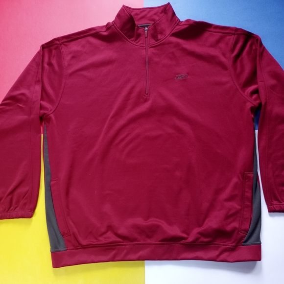 Modern Reebok Embroidered Heavy-Knit Half-Zip - Picture 7 of 7